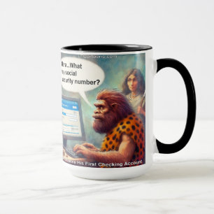 Taza El primer inicio de sesión de Yarg: Banca como un