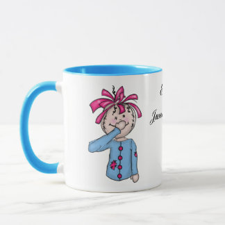 Taza El primer Personalizado de muñecas mordaza del beb