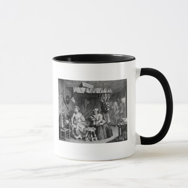 Taza El progreso de un Harlot (Derecha)