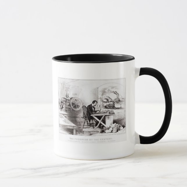 Taza El progreso del siglo (Derecha)