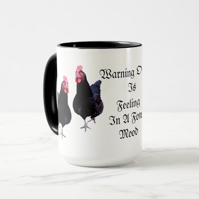 Taza El Propietario De La Advertencia Se Está Sintiendo (Anverso izquierdo)