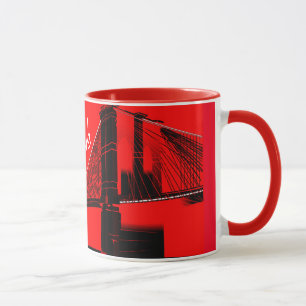Taza El Puente de Brooklyn Diseño de Nueva York