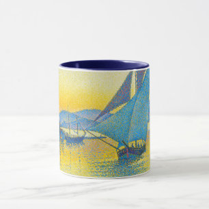 Taza El puerto al atardecer, la señal