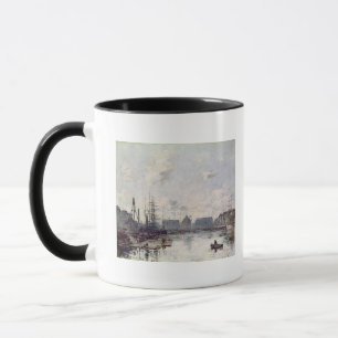 Taza El puerto de comercio, Le Havre, 1892
