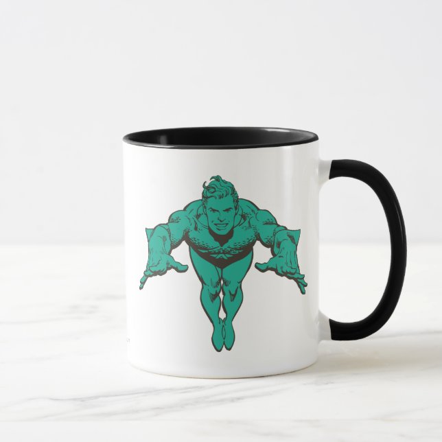 Taza El pulmón de Aquaman hacia adelante - Verde azulad (Derecha)