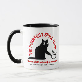 Taza El Purrfect Spill Cafe de 11 oz. Combo