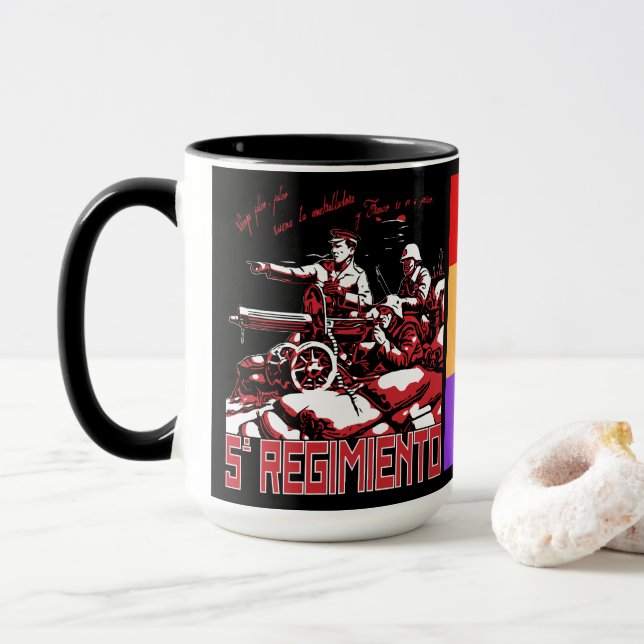 TAZA EL QUINTO REGIMIENTO (Con donut)