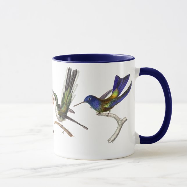 Taza El regalo del amante perfecto del colibrí (Derecha)