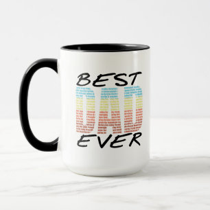 Taza El regalo del Día del Mejor Papá Nunca Padre para