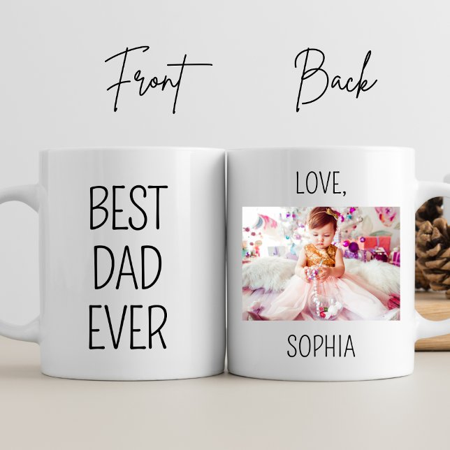 Taza El regalo del Día del Padre de la Foto Personaliza (Subido por el creador)