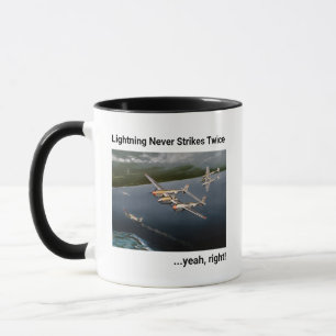 Taza El relámpago nunca golpea dos veces... ¡sí, cla