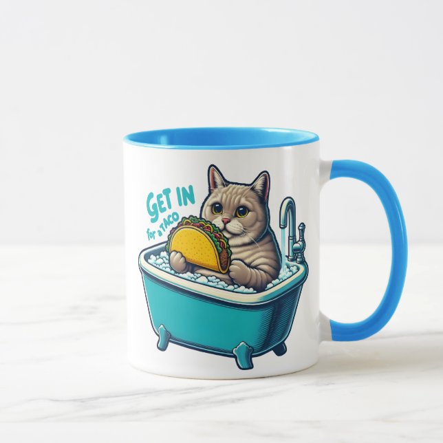 Taza El Remojo de Taco Felino (Derecha)