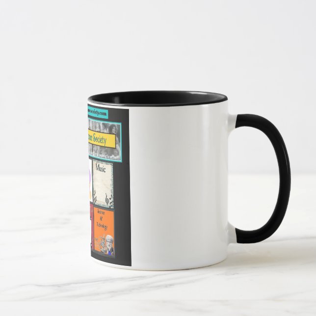 Taza El renacimiento fino y cortés B/W clásico dos (Derecha)