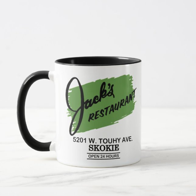 Taza El restaurante Jack, Skokie, Illinois (Izquierda)