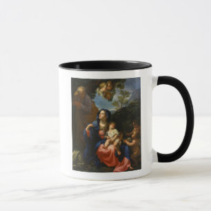 Taza El resto en el vuelo en Egipto