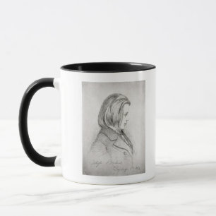 Taza El retrato de Johanes Brahms envejeció veinte,
