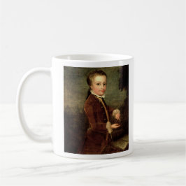 Taza El retrato de Wolfgang Amadeus Mozart envejeció
