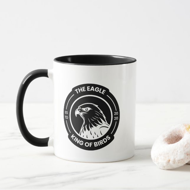 Taza El rey águila del reino de las aves (Con donut)