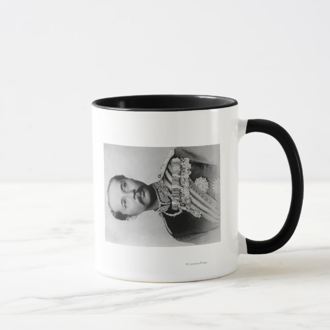 Taza El rey Chulalongkorn Rama V de la fotografía de Ta (Derecha)