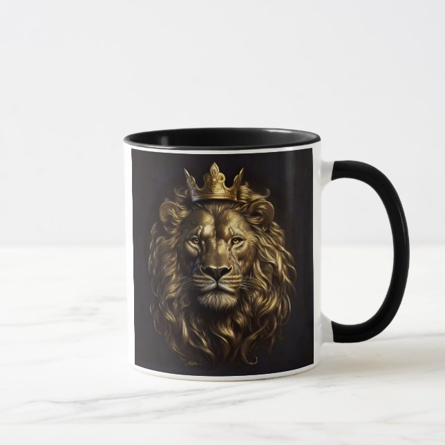 Taza ¡El Rey! El no tan cobarde león de Oz (Derecha)
