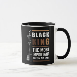 Taza El Rey Negro La Pieza Más Importante En El Juego 1