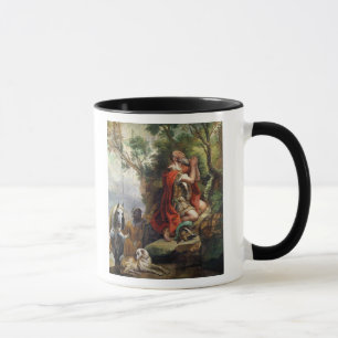 Taza El rezo de Gideon, dibujo animado para una