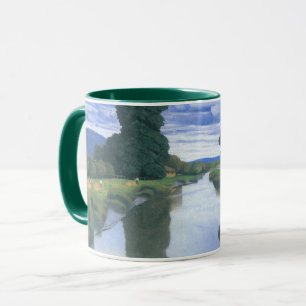 Taza El río en Berville de Felix Vallotton, Arte fino