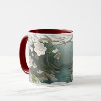 Taza El río forestal encantado el café cerámico Mug ☕