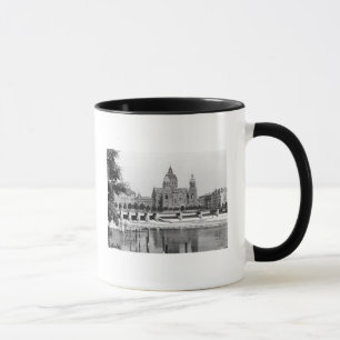 Taza El río Isar en Munich, c.1910