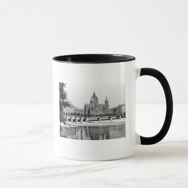 Taza El río Isar en Munich, c.1910 (Derecha)
