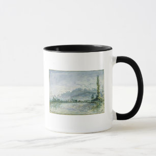 Taza El río Isere en Grenoble, 1877