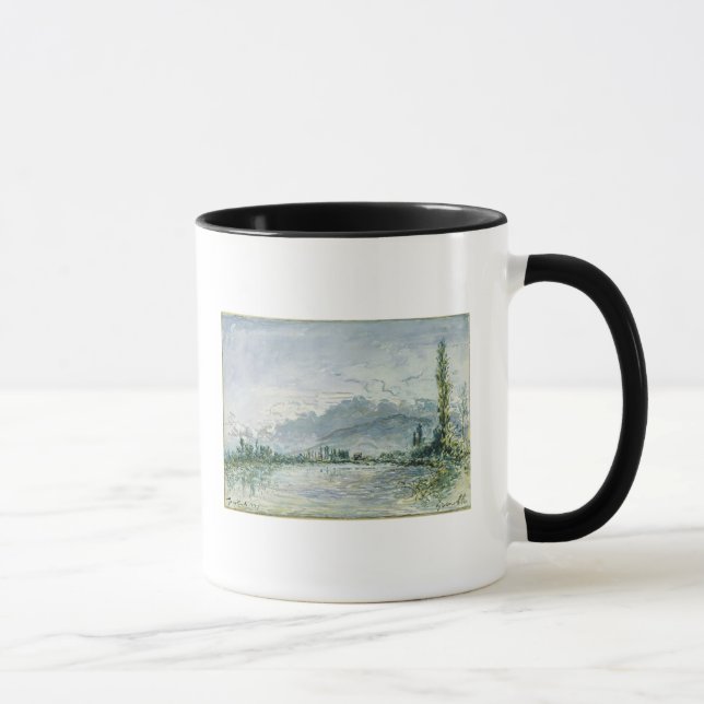 Taza El río Isere en Grenoble, 1877 (Derecha)