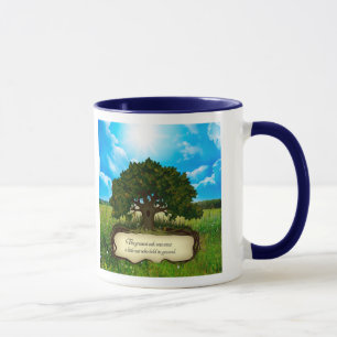 Taza El roble más grande era una vez una pequeña nuez