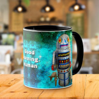 El robot corto retro vintage Guay Buenos días huma