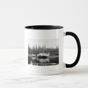 Taza El rododendro en el río de Quillayute