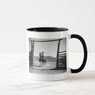 Taza El roping del vaquero