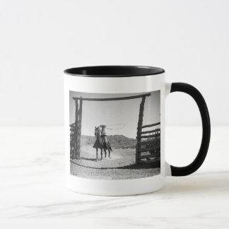Taza El roping del vaquero