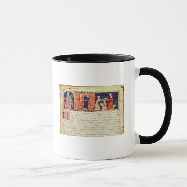 Taza El señor feudal que predica su sermón (Derecha)