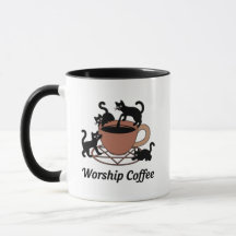 El Señor Oscuro Gatos Adoran Café, Adoran Café