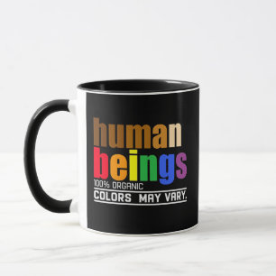 Taza El ser humano 100% de los colores orgánicos puede 