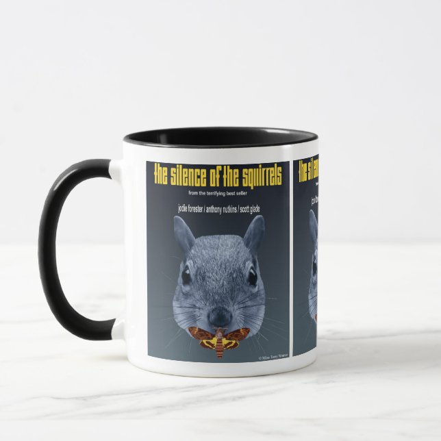 Taza El silencio de las ardillas - una parodia (Izquierda)
