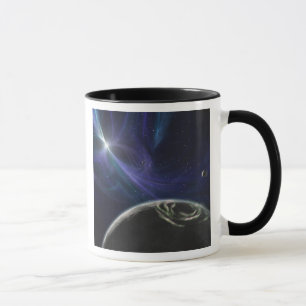 Taza El sistema del planeta del pulsar