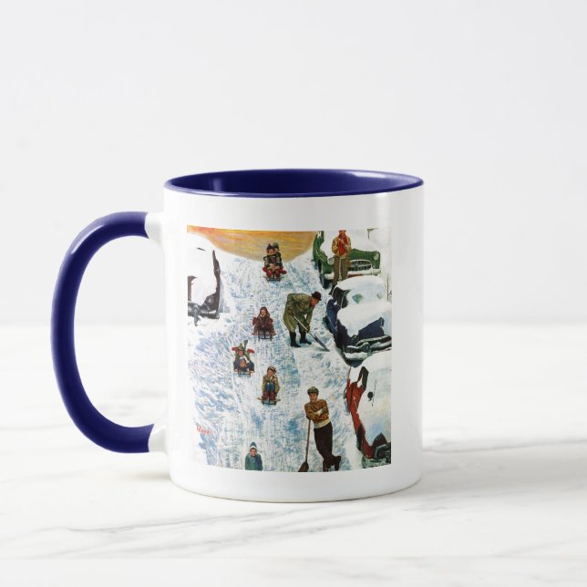 Taza El Sledding y excavación (Izquierda)