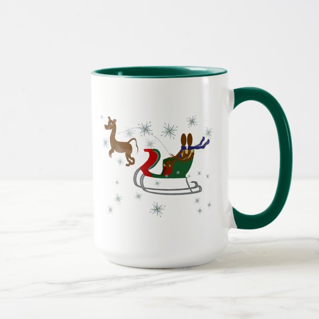 Taza El ~ Sleigh Ride de Zinglee (Derecha)