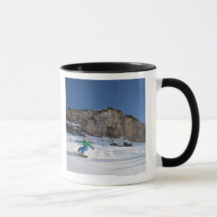 Taza El Snowboarder libera el montar a caballo
