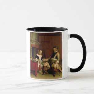 Taza El soldado del caballero (aceite en lona)