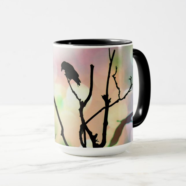 Taza El solitario cuervo (Anverso derecho)