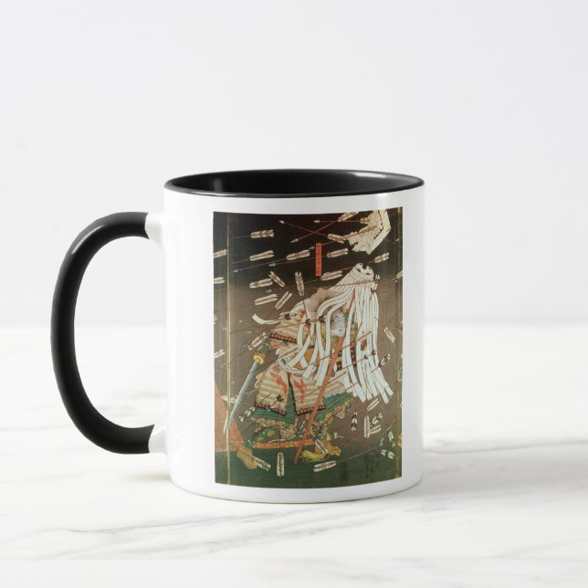 Taza El soporte pasado del clan de Kusanoki (Izquierda)
