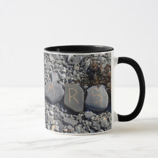 Taza El Sr. y la Sra. Beach Rocks en el Bar Harbour