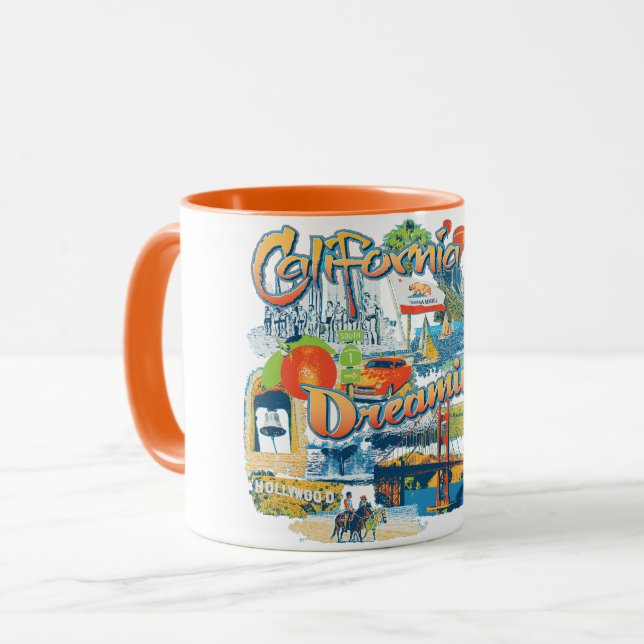 Taza El sueño de California (Anverso izquierdo)